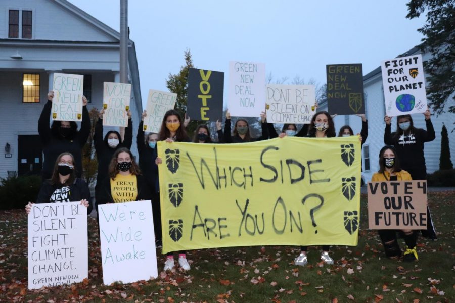Wide Awake Protest with Wachusett students
