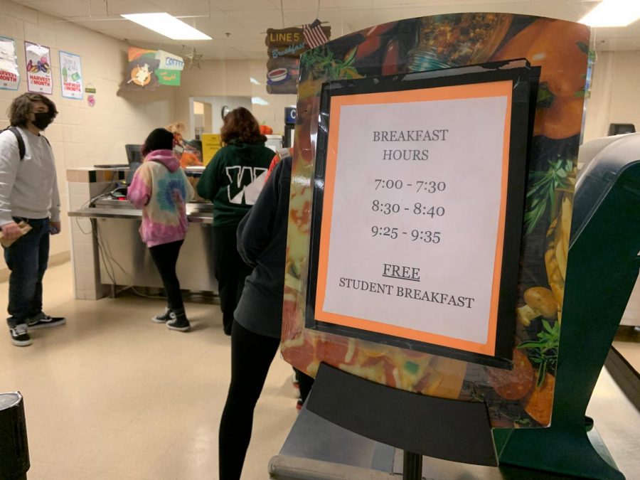 Students enjoy both free breakfast and lunch for another year