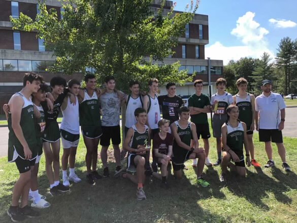 Boys cross country team group photo