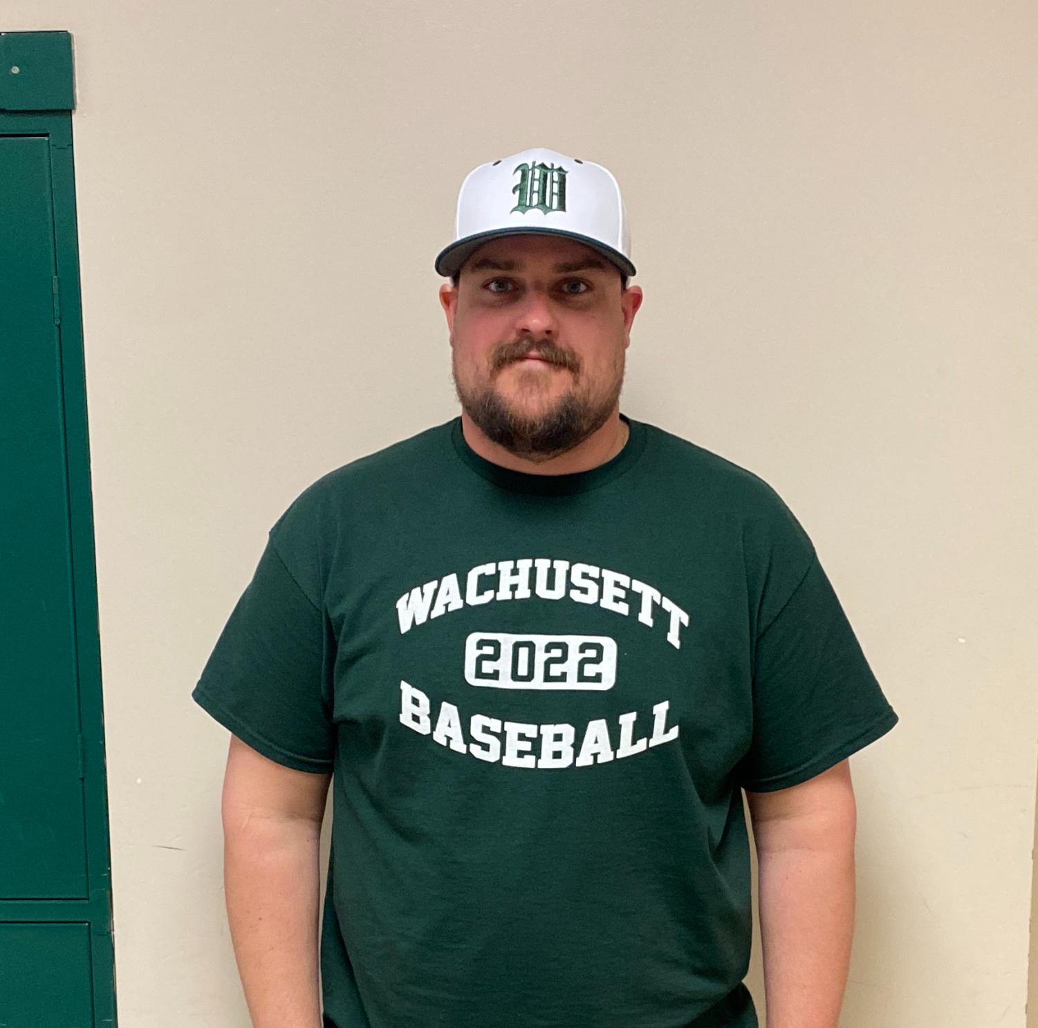 WACHUSETT FOOTBALL Crew Shirt Short Sleeve Green